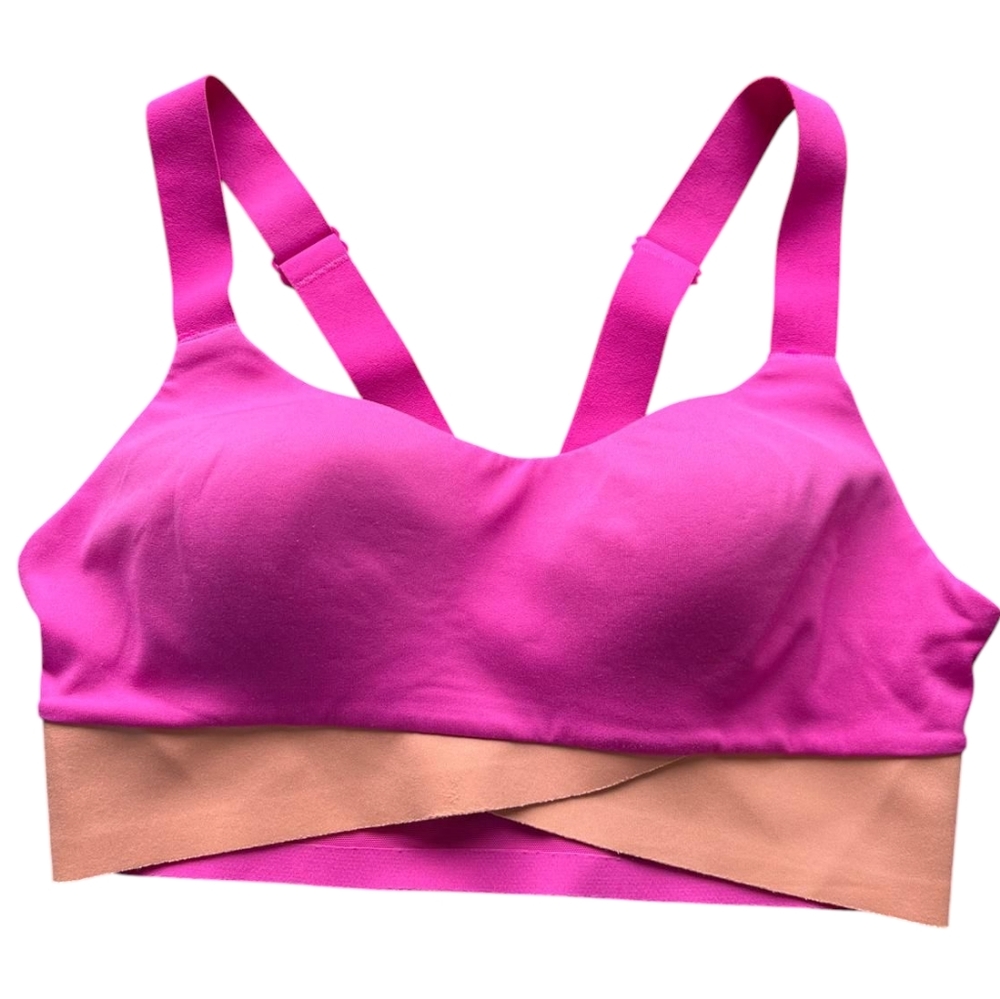 Victoria Secret ON POINT Sport Bra Pink & Orange Size XS
